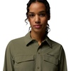 image:imageColumbia Silver Ridge Elite Woven Long SleeveStone Green