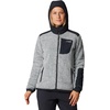 image:imageColumbia Womens Arctic Crest Sherpa Full ZipWhiteBlack