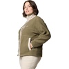 image:imageColumbia Womens Cloud Point Snap FleeceDark StoneStone Green