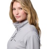 image:imageColumbia Womens Essential Hike Grid Fleece Half ZipColumbia GreyColumbia Grey