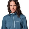 image:imageColumbia Womens Essential Hike Grid Fleece Half ZipEverblueCrushed Blue