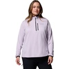 image:imageColumbia Womens Essential Hike Grid Fleece Half ZipLavender PearlBlack