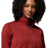 image:imageColumbia Womens Essential Hike Grid Fleece Half ZipRed Oxide