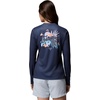 image:imageColumbia Womens PFG Tidal Tee Original Chill Long SleeveNocturnalPfg Inagua Script