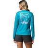 image:imageColumbia Womens PFG Tidal Tee Original Chill Long SleeveOcean TealOriginal Chill