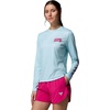 image:imageColumbia Womens PFG Tidal Tee Palm Waves Long SleeveMarine LightFlamingo Isle