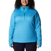 image:imageColumbia Womens Park View Grid Fleece Half ZipBlue Chill Heather