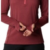 image:imageColumbia Womens Park View Grid Fleece Half ZipBright Geranium Heather
