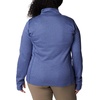 image:imageColumbia Womens Park View Grid Fleece Half ZipDark Sapphire Heather