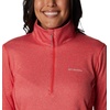 image:imageColumbia Womens Park View Grid Fleece Half ZipRed Hibiscus Heather