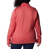 image:imageColumbia Womens Park View Grid Fleece Half ZipRed Hibiscus Heather