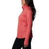 image:imageColumbia Womens Park View Grid Fleece Half ZipRed Hibiscus Heather