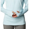 image:imageColumbia Womens Park View Grid Fleece Half ZipSpring Blue Heather