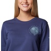 image:imageColumbia Womens Pfg Graphic Sweatshirt CrewNocturnalCrushed Blue Rookery Palms Lc