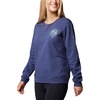 image:imageColumbia Womens Pfg Graphic Sweatshirt CrewNocturnalCrushed Blue Rookery Palms Lc