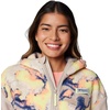 image:imageColumbia Womens Pfg Open Water Hooded FleeceCrushed ClaySpring Yellow Aura