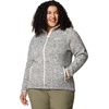 image:imageColumbia Womens Sweater Weather II Full Zip Fleece Jacket Chalk Heather Large