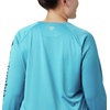 image:imageColumbia Womens Tidal Tee II Long Sleeve HoodieClear WaterCollegiate Navy Logo