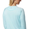 image:imageColumbia Womens Tidal Tee II Long Sleeve HoodieClear WaterCollegiate Navy Logo