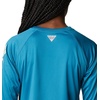 image:imageColumbia Womens Tidal Tee II Long Sleeve HoodieDeep MarineLight Lime Logo