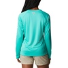 image:imageColumbia Womens Tidal Tee II Long Sleeve HoodieElectric TurquoiseWhite Logo