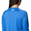 image:imageColumbia Womens Tidal Tee II Long Sleeve HoodieVivid BlueLime Glow