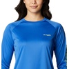 image:imageColumbia Womens Tidal Tee II Long Sleeve HoodieVivid BlueLime Glow