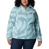 image:imageColumbia womens Benton Springs Printed Full ZipAqua Haze Snowdrifts Tonal