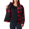 image:imageColumbia womens Benton Springs Printed Full ZipRed Lily Check