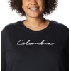 image:imageColumbia womens Columbia Trek Graphic CrewTrek Graphic CrewBlackScript Logo