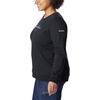 image:imageColumbia womens Columbia Trek Graphic CrewTrek Graphic CrewBlackScript Logo