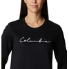 image:imageColumbia womens Columbia Trek Graphic CrewTrek Graphic CrewBlackScript Logo