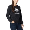 image:imageColumbia womens Columbia Trek Graphic CrewTrek Graphic CrewBlackWhite Csc Stacked Logo