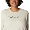 image:imageColumbia womens Columbia Trek Graphic CrewTrek Graphic CrewChalkScript Logo