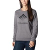 image:imageColumbia womens Columbia Trek Graphic CrewTrek Graphic CrewCity Grey HeatherBlack Csc Stacked Logo