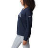 image:imageColumbia womens Columbia Trek Graphic CrewTrek Graphic CrewCollegiate NavyCsc Collegiate