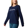 image:imageColumbia womens Columbia Trek Graphic CrewTrek Graphic CrewCollegiate NavyGem Columbia