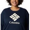 image:imageColumbia womens Columbia Trek Graphic CrewTrek Graphic CrewCollegiate NavyStacked Gem