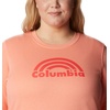 image:imageColumbia womens Columbia Trek Graphic CrewTrek Graphic CrewCoral Reef Rainbow