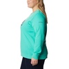 image:imageColumbia womens Columbia Trek Graphic CrewTrek Graphic CrewElectric Turquoise Rainbow