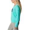 image:imageColumbia womens Columbia Trek Graphic CrewTrek Graphic CrewElectric Turquoise Rainbow