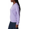 image:imageColumbia womens Columbia Trek Graphic CrewTrek Graphic CrewFrosted PurpleWhite Logo