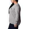 image:imageColumbia womens Columbia Trek Graphic CrewTrek Graphic CrewLight Grey HeatherCsc Collegiate