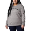 image:imageColumbia womens Columbia Trek Graphic CrewTrek Graphic CrewLight Grey HeatherCsc Collegiate