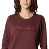 image:imageColumbia womens Columbia Trek Graphic CrewTrek Graphic CrewMalbecScript Logo