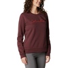 image:imageColumbia womens Columbia Trek Graphic CrewTrek Graphic CrewMalbecScript Logo