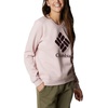 image:imageColumbia womens Columbia Trek Graphic CrewTrek Graphic CrewMineral PinkStacked Gem