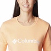 image:imageColumbia womens Columbia Trek Graphic CrewTrek Graphic CrewPeachWhite Logo