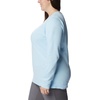 image:imageColumbia womens Columbia Trek Graphic CrewTrek Graphic CrewSpring BlueWhite Logo
