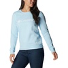 image:imageColumbia womens Columbia Trek Graphic CrewTrek Graphic CrewSpring BlueWhite Logo